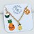 Pulseira Frutinhas em banho ouro 18k - Imagem 1