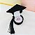 Anel Infantil Formatura ABC Rosa banho Ouro 18k - Imagem 4