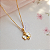 Colar Abelhinha Colorida banho Ouro 18k - Imagem 3