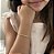 Pulseira Infantil Riviera Cristal banho Ouro 18k - Imagem 3