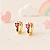Brinco Argolinha Aurora em banho ouro 18k - Imagem 4