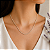 Colar Riveira Cristal banho Ouro 18k - Imagem 2