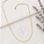 Colar Riveira Cristal banho Ouro 18k - Imagem 1