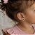 Kit de Brincos Semaninha Cute banho Ouro 18k - Imagem 3