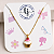 Colar Boneca Cupcake em banho Ouro 18k - Imagem 1