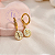 Brinco Argola São Bento banho Ouro 18k - Imagem 3
