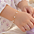 Pulseira de Pérolas banho Ouro 18k - Imagem 2