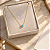 Colar Ponto de Luz Azul em banho Ouro 18k - Imagem 3