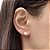 Conjunto Ponto de Luz Luxo banho ouro 18k - Imagem 2