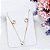 Conjunto Ponto de Luz Luxo banho ouro 18k - Imagem 1