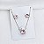 Conjunto Quartzo Rosa banho ouro 18k - Imagem 1