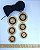 Kit Cabedal Mandala em metal - preto - Imagem 1