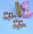 Kit Cabedal Coruja mãe e filha - Rosa BB - Imagem 3