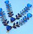 Cabedal em V Acqua - Azul - Imagem 1