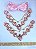 Kit Cabedal Gotas Rosa BB - Imagem 1