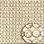 Manta de Strass 4 carreiras - Dourado - Imagem 2