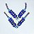 Cabedal em V Aura Sublime - azul - Imagem 1