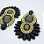 Kit cabedal em feltro cocar - preto - Imagem 3