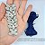 Kit cabedal lateral folhagem - prata - Imagem 2
