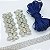 Kit cabedal lateral folhagem - prata - Imagem 3