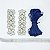 Kit cabedal lateral folhagem - prata - Imagem 1