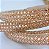 Tubo de Strass Meia Cana - Nude - Imagem 1