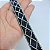 Tubo de Strass Meia Cana 15mm - Preto - Imagem 1