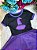 Fantasia Halloween Menina Bruxinha Roxa - Imagem 4