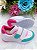 Tênis Infantil Branco e Verde C/ Velcro Meninas - Imagem 3