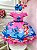 Vestido Infantil Lilo e Stitch Rosa Chiclete Festas - Imagem 1