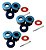 3 Kit Retentor Bucha Agitador Tanquinho Colormaq Lcm Lcb Lcs - Imagem 1