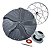 Kit Agitador Tanquinho Colormaq Lcs 14kg 20kg Cubo E Polia Cinza - Imagem 1