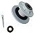 Kit Agitador Tanquinho Colormaq Lcs 14kg 20kg Cubo E Polia Cinza - Imagem 3