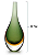 Vaso de vidro estilo gota bicolor (Verde+Âmbar) - Piú Design - Imagem 1