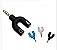 Adaptador para fone celular - Imagem 1