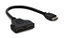 Cabo adaptador duplicador 1 HDMI macho para 2 HDMI fêmea - Imagem 1