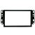 Moldura Painel Chevrolet Captiva 2008-2015 - 2 Din Preto Padrão Japonês/Chinês - Imagem 5