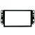 Moldura Painel Chevrolet Captiva 2008-2015 - 2 Din Preto Padrão Japonês/Chinês - Imagem 2