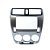Moldura 2 Din Honda City 2009-2014 - Preto/Prata Ar Analógico Padrão Japonês/Chinês - Imagem 3