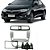 Moldura 2 Din Honda City 2009-2014 - Preto/Prata Ar Analógico Padrão Japonês/Chinês - Imagem 1