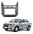 Moldura Painel 2 Din Chevrolet Cobalt 2016-2019 Grafite Padrão Japonês Chinês - Imagem 1
