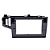 Moldura Painel Toyota Corolla Fielder Hilux Rav Etios 1 Din Black Piano Encaixe Perfeito - Imagem 3