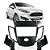 Moldura Painel Ford New Fiesta 2012 2013 2014 2015 2016 Modelo Nacional 2 Din Preto Multimidia Dvd Padrão Japonês - Imagem 1