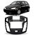 Moldura Painel Ford Focus 2011 2012 2013 2014 2015 2016 2 Din Preto Com Suporte Multimidia Dvd Padrão Japonês Chinês - Imagem 1