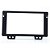 Moldura Painel Ranger Rover Discovery Freelander 1994 1995 1996 A 2004 2 Din Preto Multimidia Dvd Padrão Japonês Chinês - Imagem 2