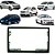 Moldura Painel Fox 2010 A 2013 Golf 1999 A 2013 Spacefox Crossfox 2011 A 2013 Fiesta 2005 A 2012 Black Piano Padrão Chinês - Imagem 1