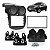 Moldura Painel Palio G5 2012 2013 2014 2015 2016 2017 2018 2 Din Black Piano Com Duto Ar Multimidia Dvd Padrão Japonês Chinês - Imagem 1