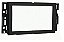 Moldura Painel Hummer H3 2 Din Preto Padrão Japonês e Chinês - Imagem 2