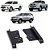 Moldura Painel Toyota Corolla 03 A 08 Fielder 2003 A 2008 Hilux 2005 A 2011 Rav 2002 A 2006 Etios Todos 2 Din Preto - Imagem 1