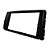 Moldura Painel Toyota Hilux 2012 2013 2014 2015 2016 Preto 2 Din Multimidia Dvd Padrão Japonês Chinês - Imagem 3